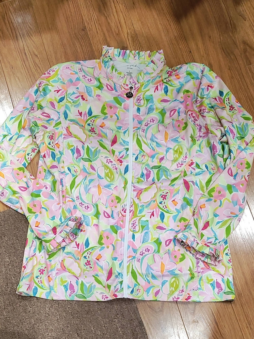 Pastel Floral Zip Jacket - Multi Pastel
